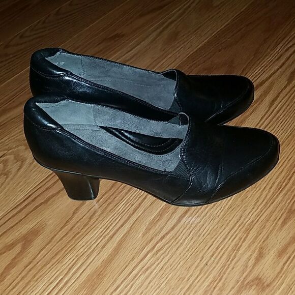 Naturalizer N5 comfort black leather shoes Sz 10 - Picture 5 of 5